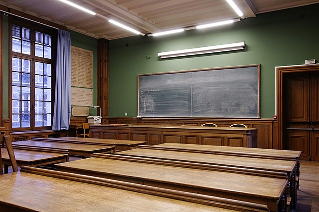 Salle de classe.